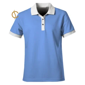 Two-Tone Polo Collar T-Shirts